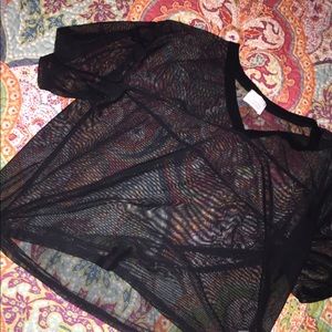 Mesh crop top